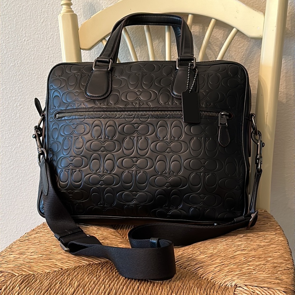 Coach laptop bag- never used